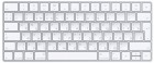  Apple Magic Keyboard White Bluetooth MLA22RU/A