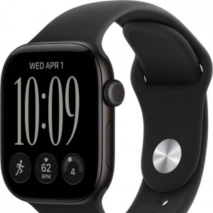 ���� Apple Watch Series 12 42mm Black Aluminum Case GPS Sport Band Black S/M