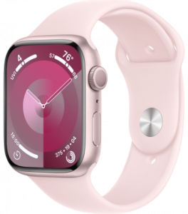   Apple Watch Series 9 GPS 41mm Aluminium Case with Pink Sport Band