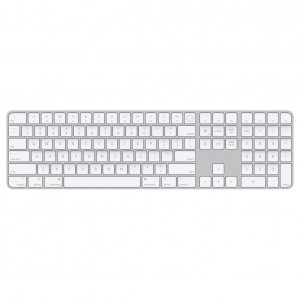  Apple Magic Keyboard with Touch ID and Numeric Keypad MK2C3LL/A (2021) White  