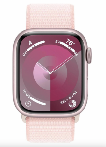   Apple Watch Series 9 GPS 41mm Aluminium Case with Pink Loop Band