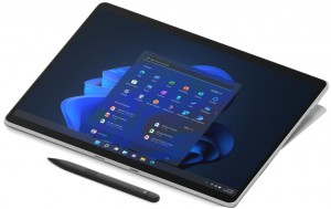  Microsoft Surface Pro 9 i5 8Gb 256Gb (Platinum) (Windows 11 Home) QEZ-00001