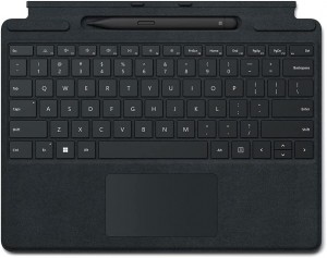 - Microsoft Surface Pro 8/9/10/11/Pro X Signature Keyboard (Black) + Slim Pen Bundle QSW-00001