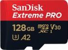   micro SDXC 128Gb Sandisk Extreme Pro UHS-I U3 V30 A2 + ADP (200/90 MB/s)