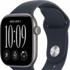 ���� Apple Watch Series 12 46mm Space Gray Aluminum Case GPS Sport Band Navy Blue M/L