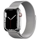 Apple Watch Series 7 GPS + Cellular 41mm Stainless Steel Case with Milanese Loop ()