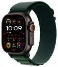 - Apple Watch Ultra 2 49mm Black Titanium Case GPS+Cellular Alpine Loop Dark Green M