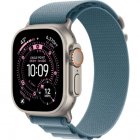  Apple Watch Ultra 3 GPS + Cellular 49mm Natural Titanium Case, Alpine Loop (Light Blue) L