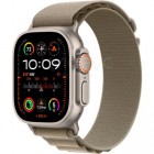 - Apple Watch Ultra 2 49mm Titanium Case Alpine Loop Olive