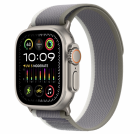 - Apple Watch Ultra 2 49mm Titanium Case with Green/Gray Trail Loop